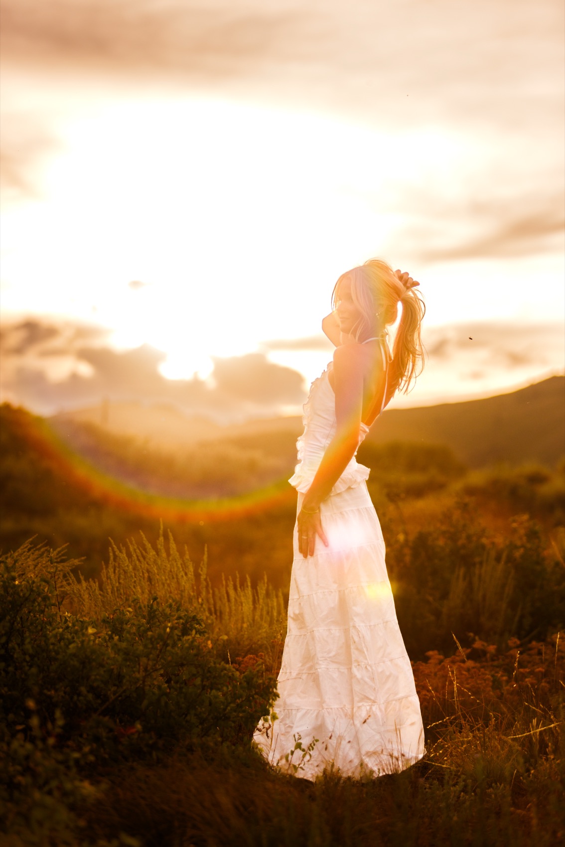 A senior portrait photographed outdoors in Utah