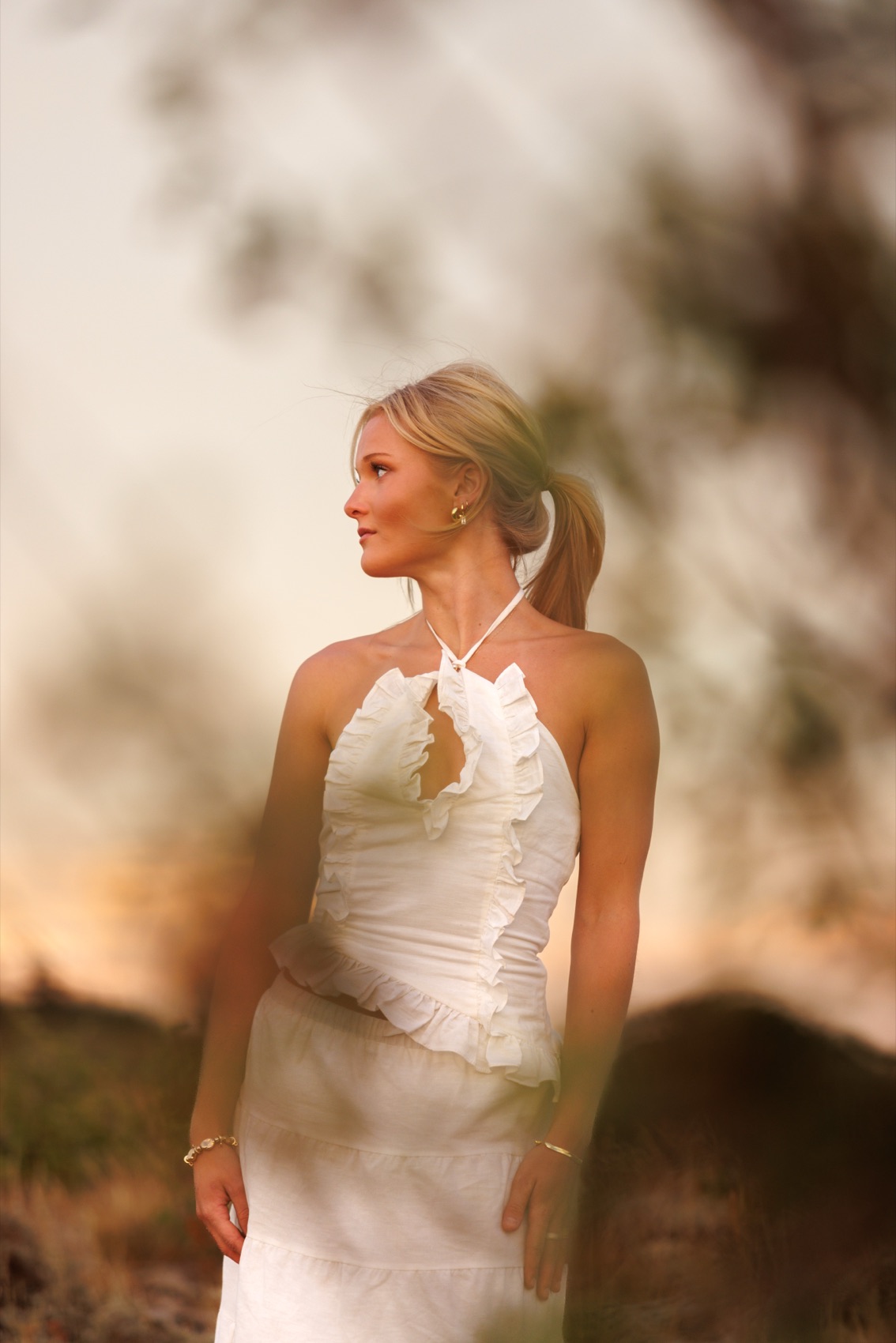 A senior portrait photographed outdoors in Utah