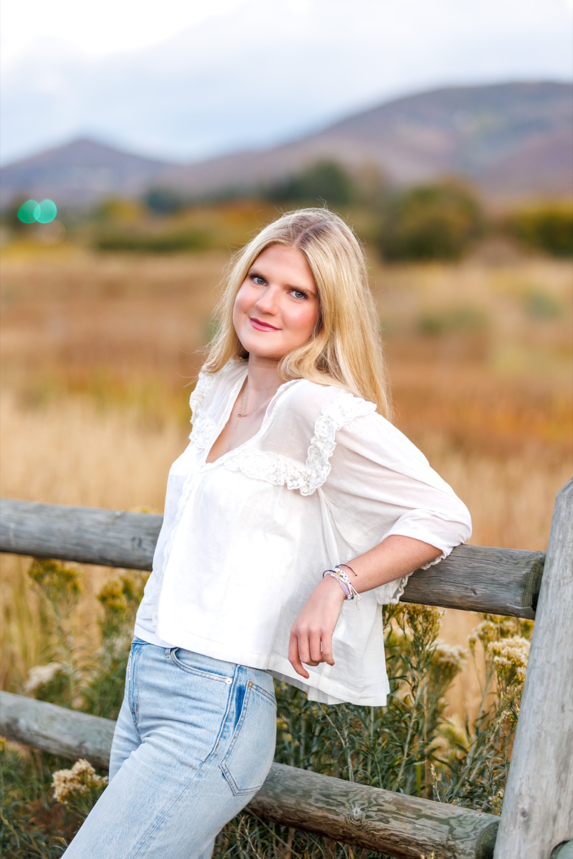 A senior portrait photographed outdoors in Utah