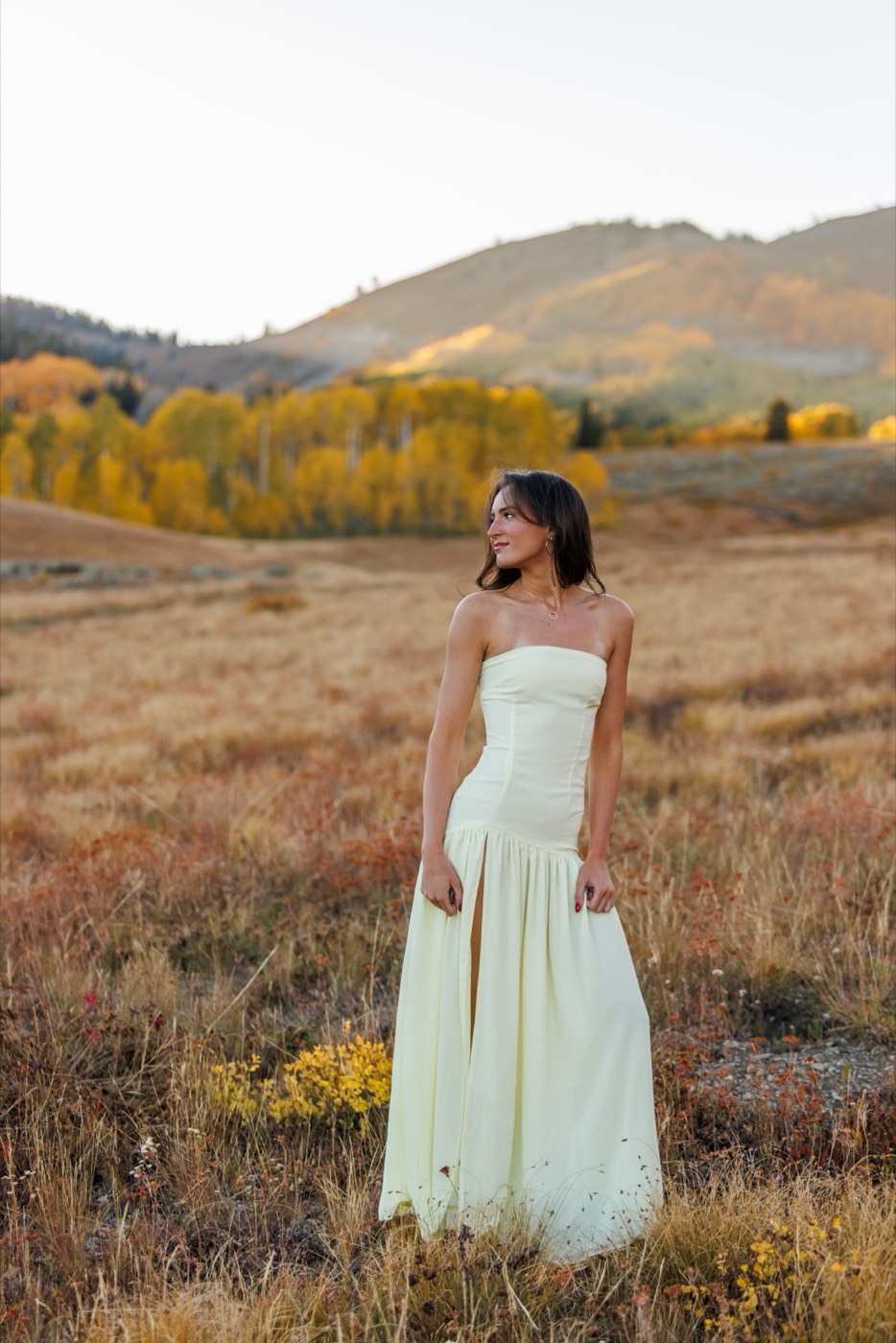 A senior portrait photographed outdoors in Utah