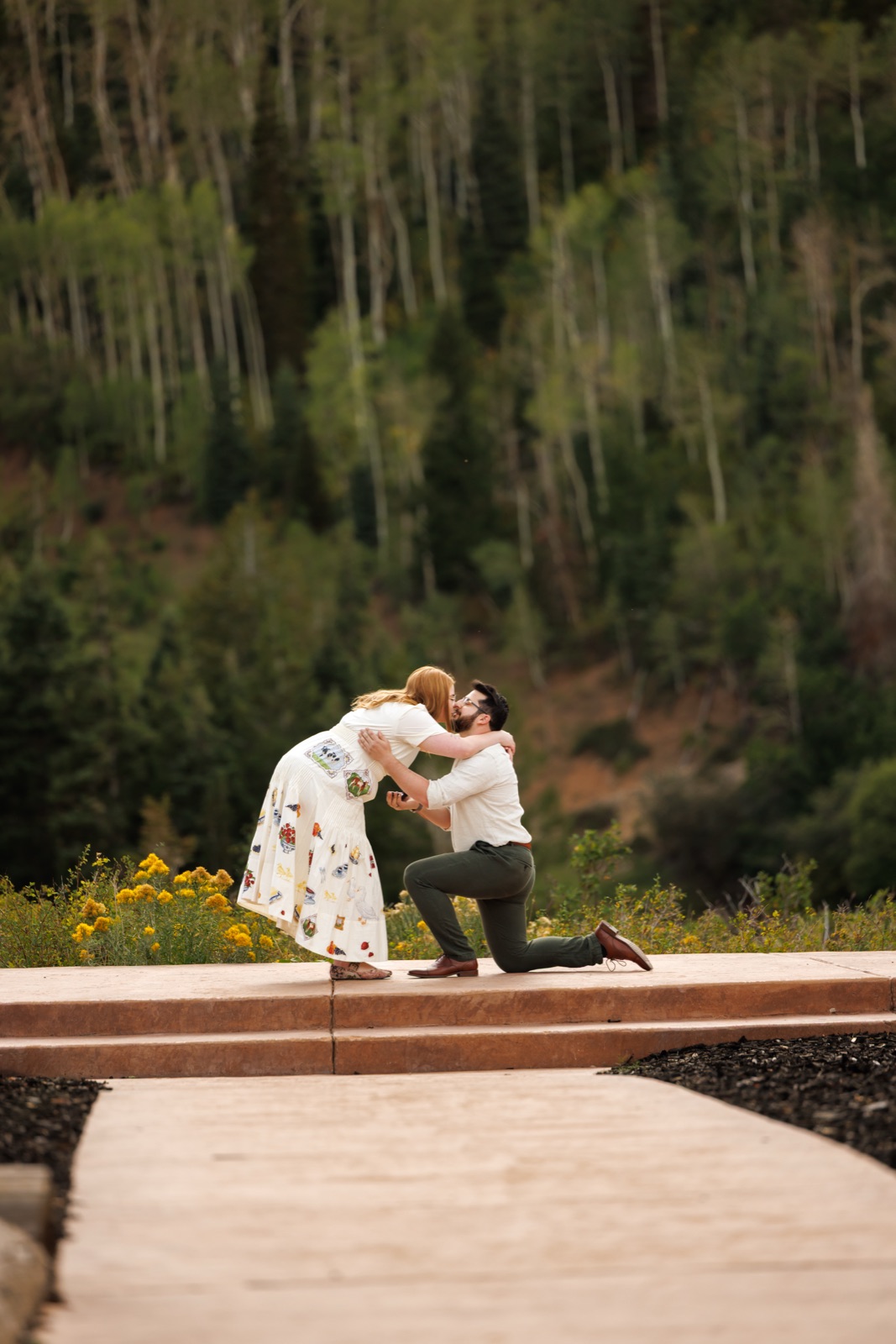 A surprise proposal photographed by Boehlke Media