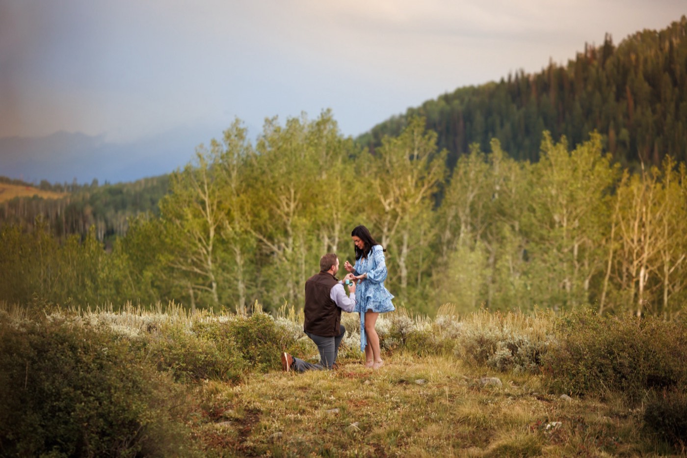 A surprise proposal photographed by Boehlke Media