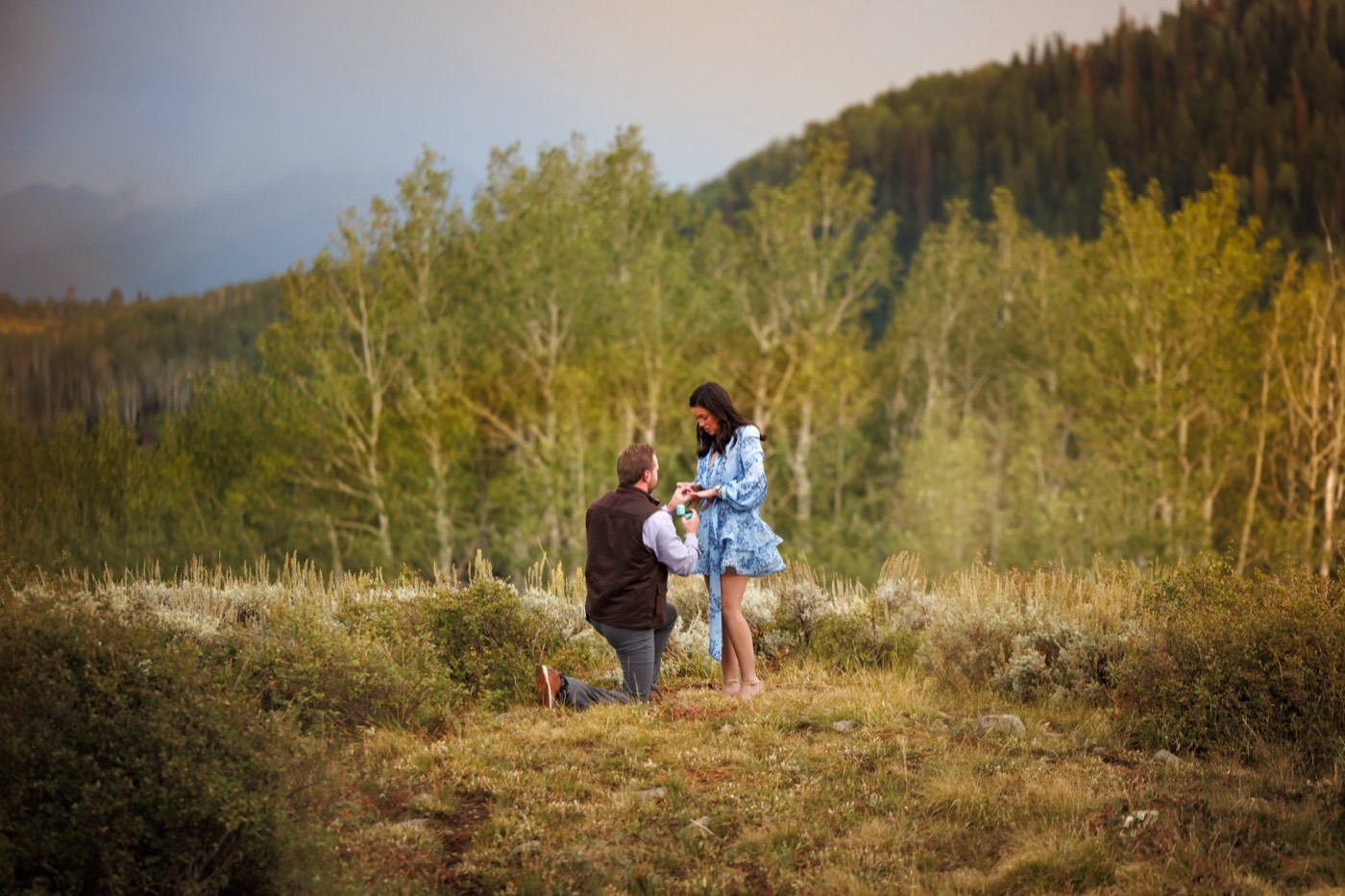A surprise proposal photographed by Boehlke Media