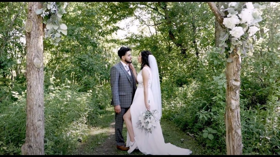 Still from Gabriella + Andres